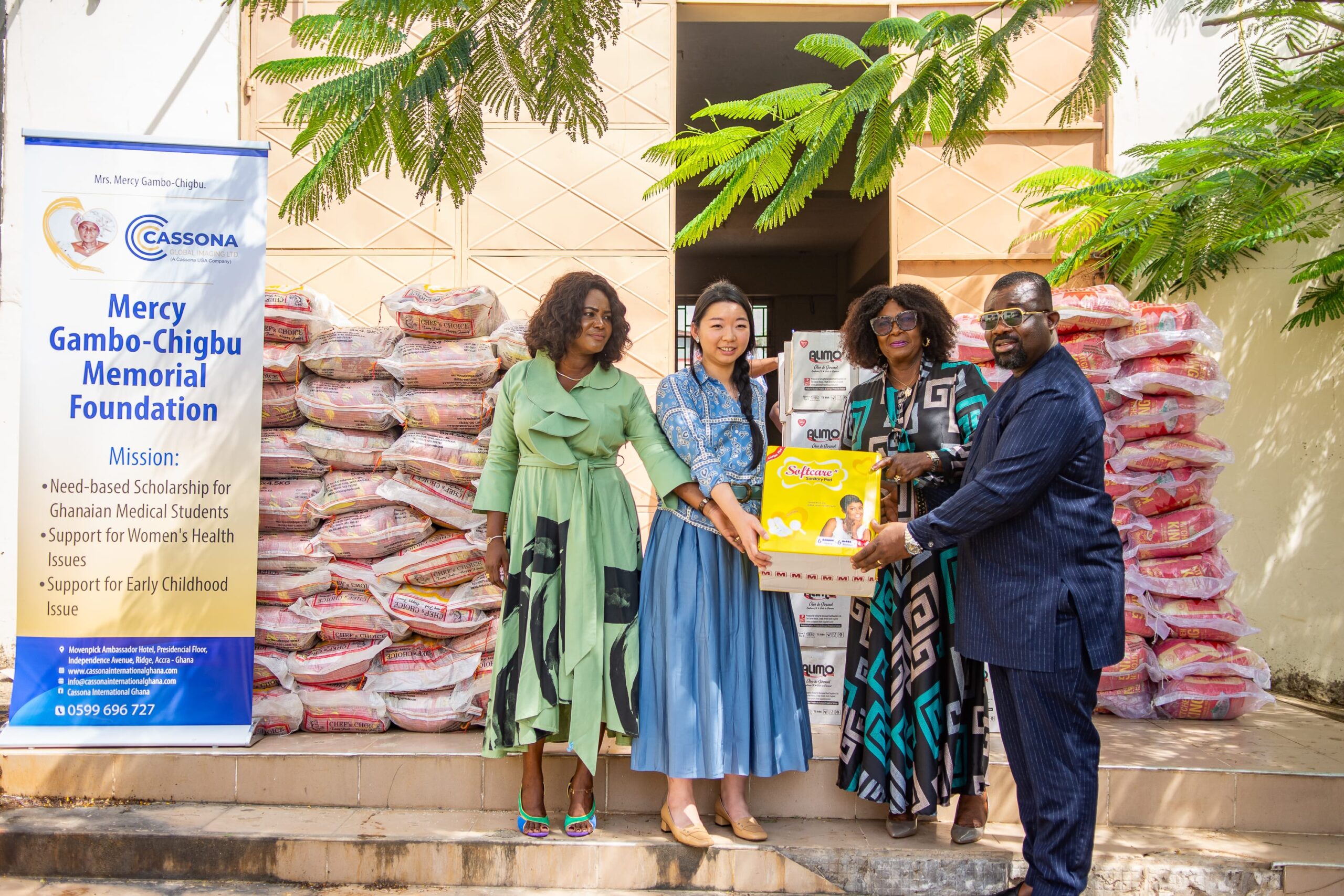 Weija flood victims receive support from Mercy Gambo – Chigbu Memorial Foundation
